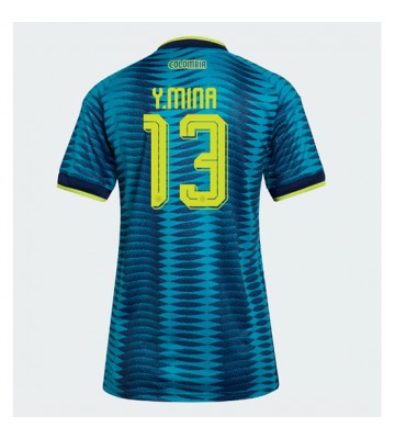 Colombia Yerry Mina #13 Udebanetrøje Dame VM 2026 Kortærmet